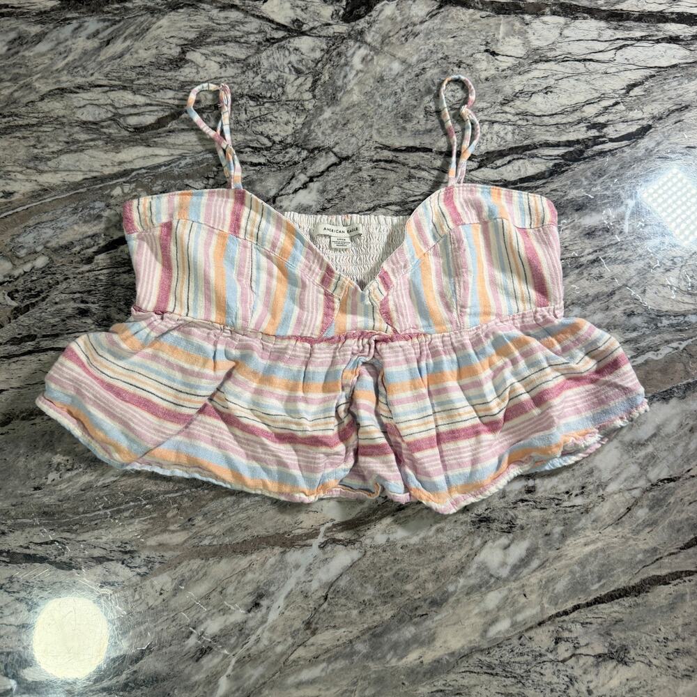 Women's American Eagle Top Fashion Shirt - Pink - S/P/CH